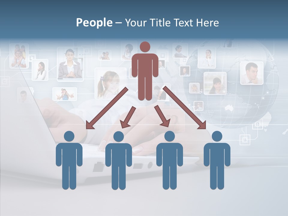 Group Global Relationship PowerPoint Template