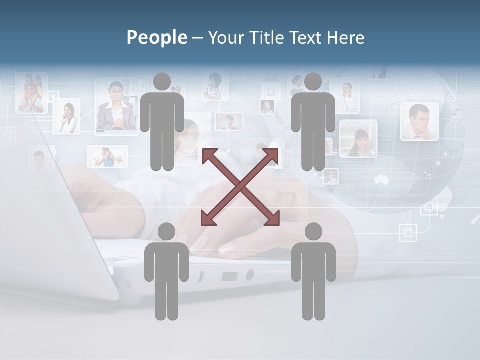 Group Global Relationship PowerPoint Template