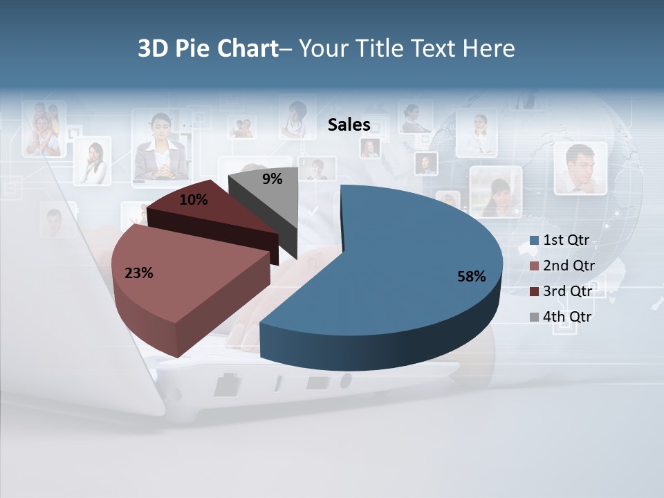 Group Global Relationship PowerPoint Template