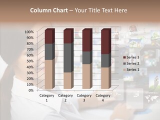 Map Woman Technology PowerPoint Template