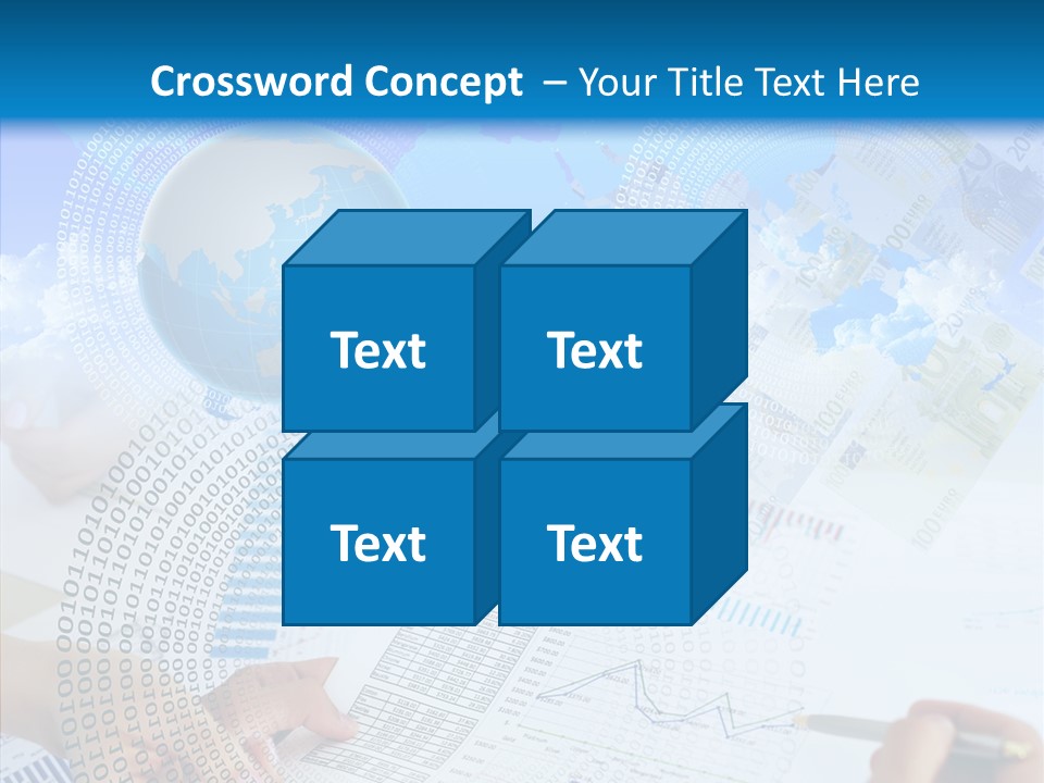 Data White Build PowerPoint Template