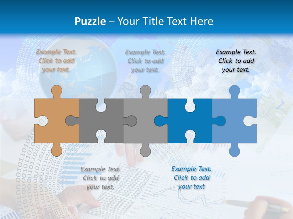 Data White Build PowerPoint Template