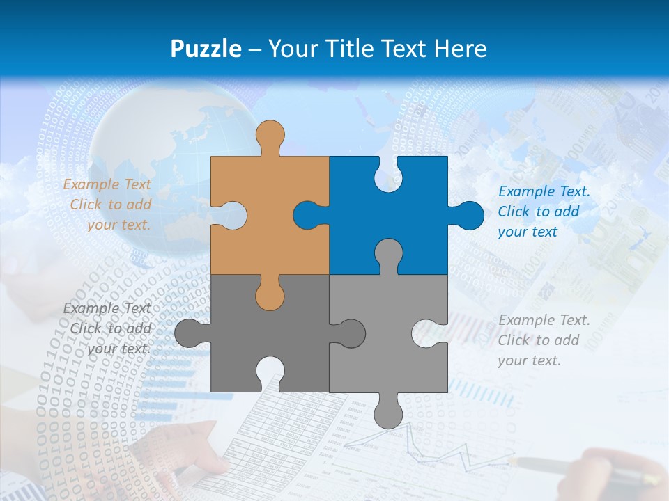 Data White Build PowerPoint Template