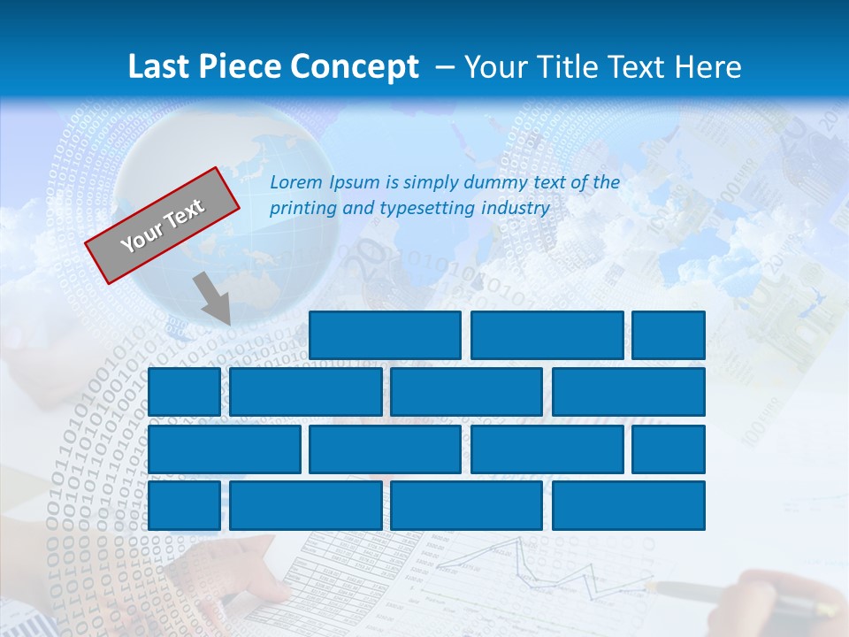 Data White Build PowerPoint Template