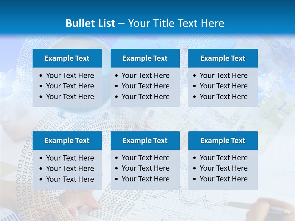 Data White Build PowerPoint Template