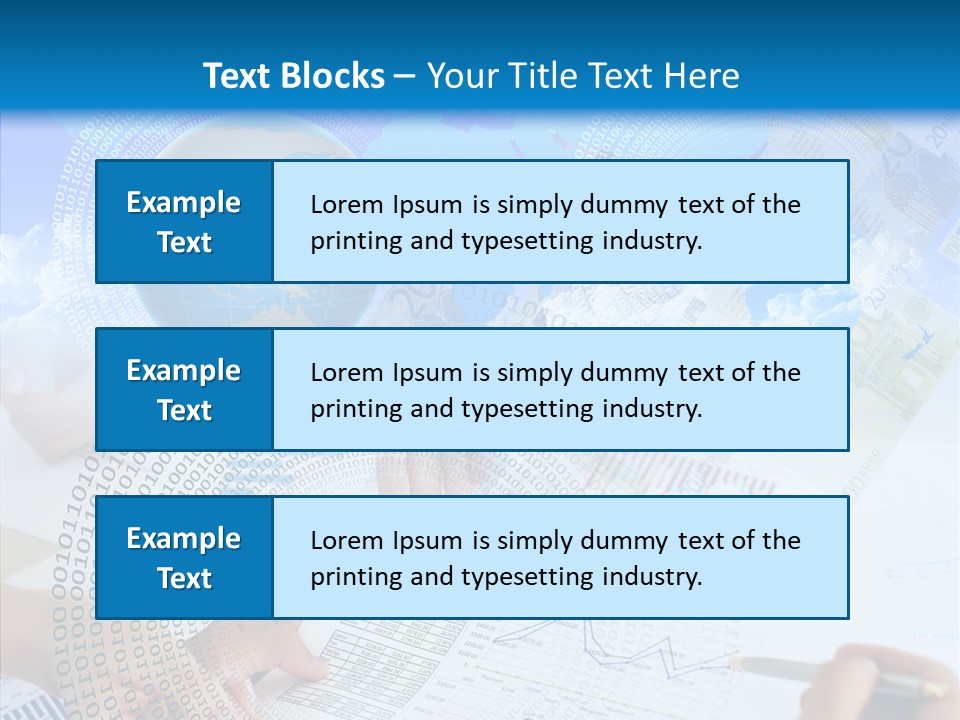 Data White Build PowerPoint Template
