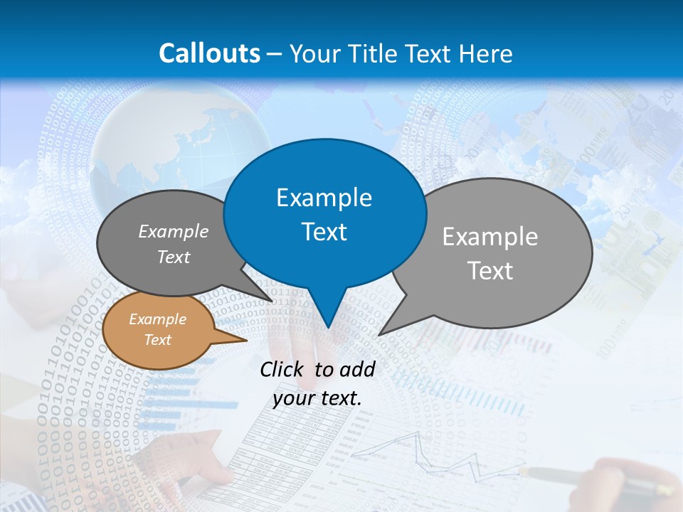 Data White Build PowerPoint Template
