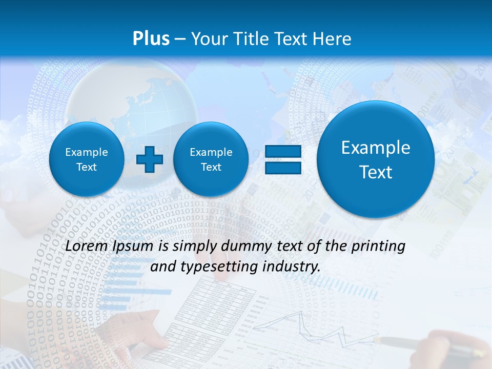 Data White Build PowerPoint Template