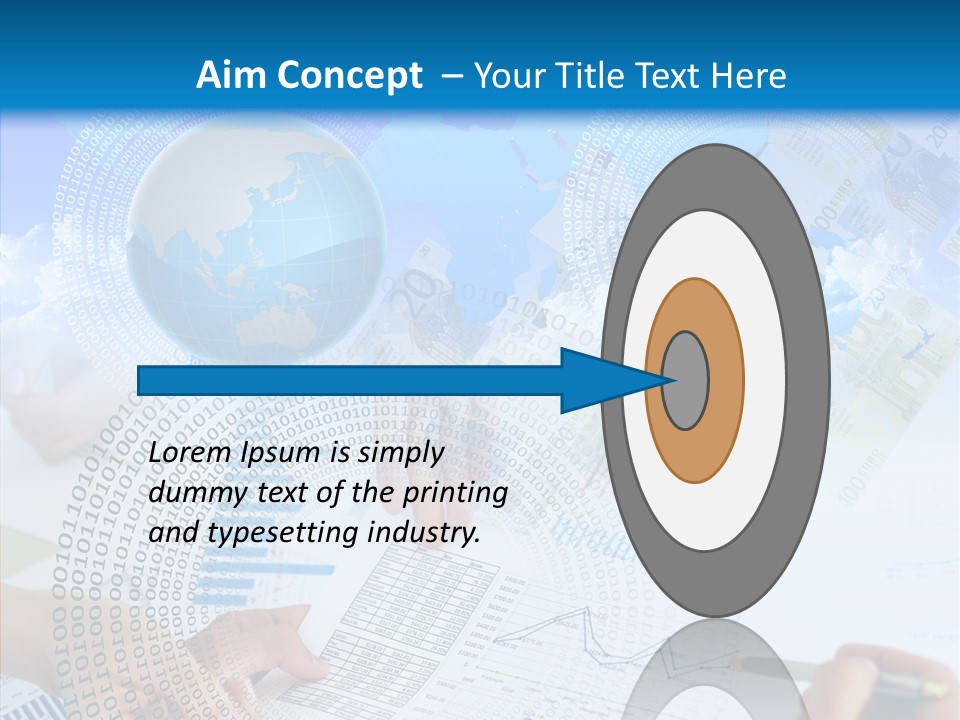 Data White Build PowerPoint Template