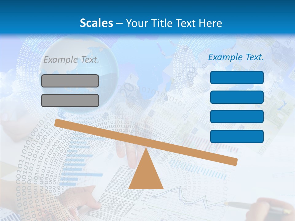 Data White Build PowerPoint Template
