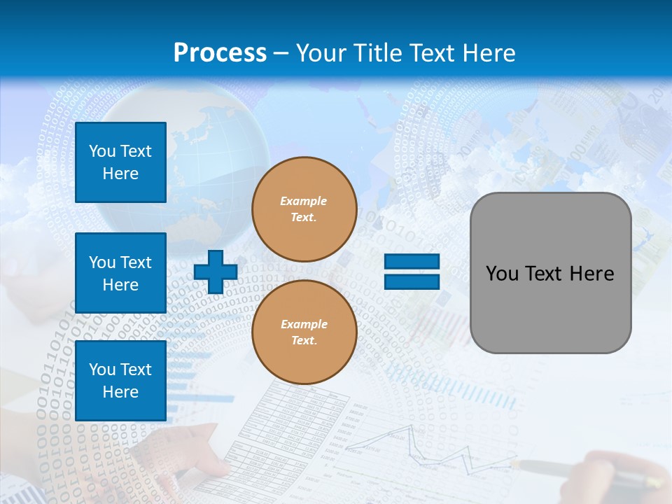 Data White Build PowerPoint Template