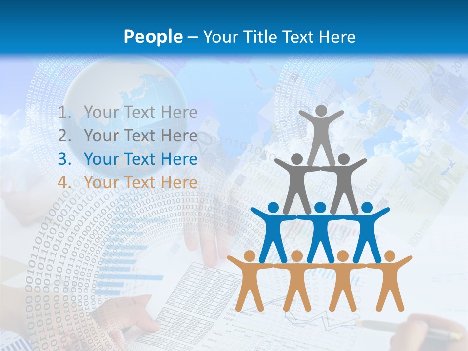 Data White Build PowerPoint Template