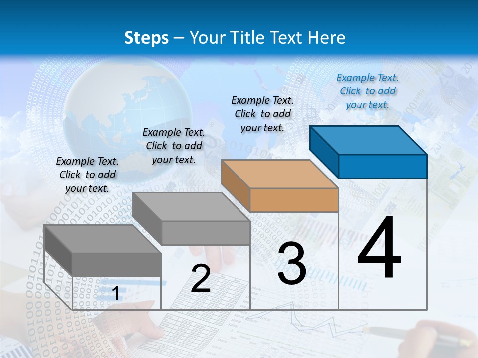Data White Build PowerPoint Template