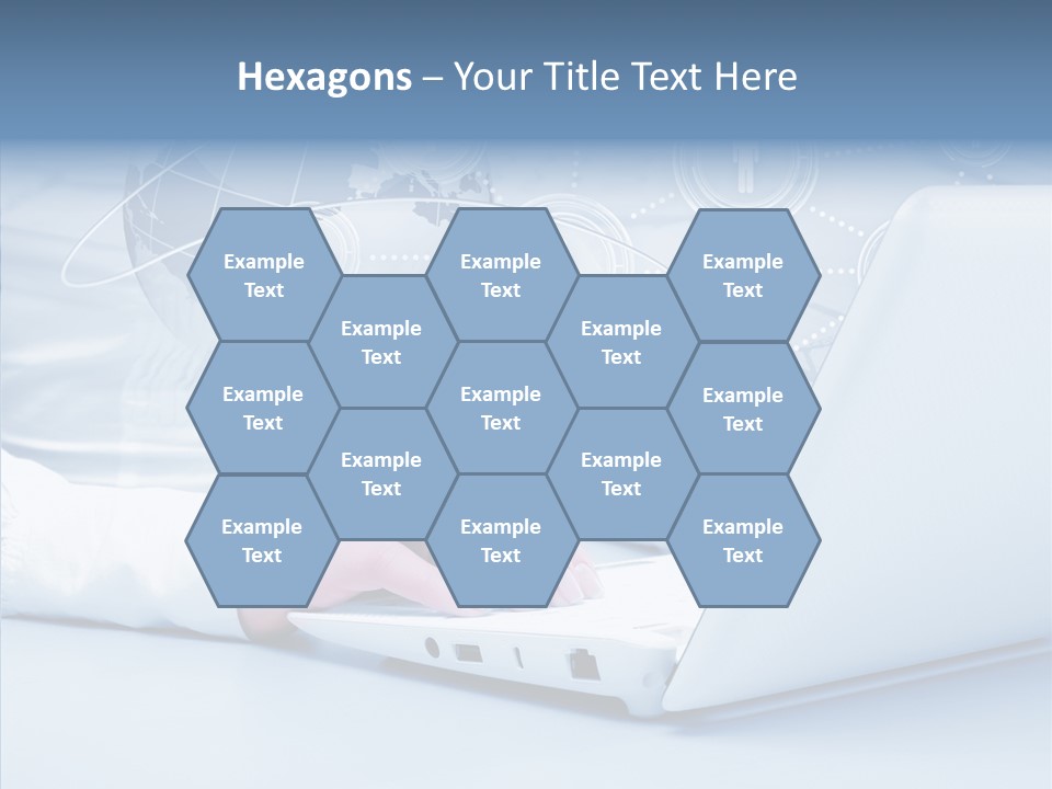 Man Teamwork Figure PowerPoint Template