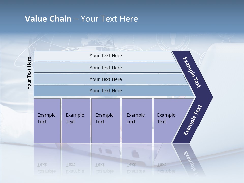 Man Teamwork Figure PowerPoint Template
