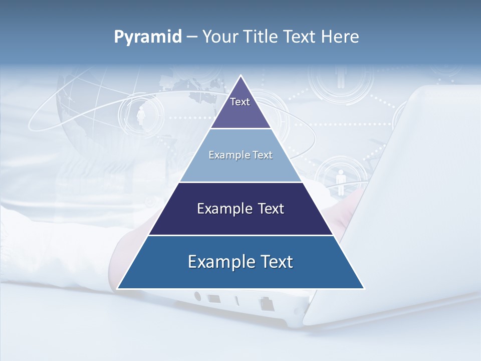 Man Teamwork Figure PowerPoint Template