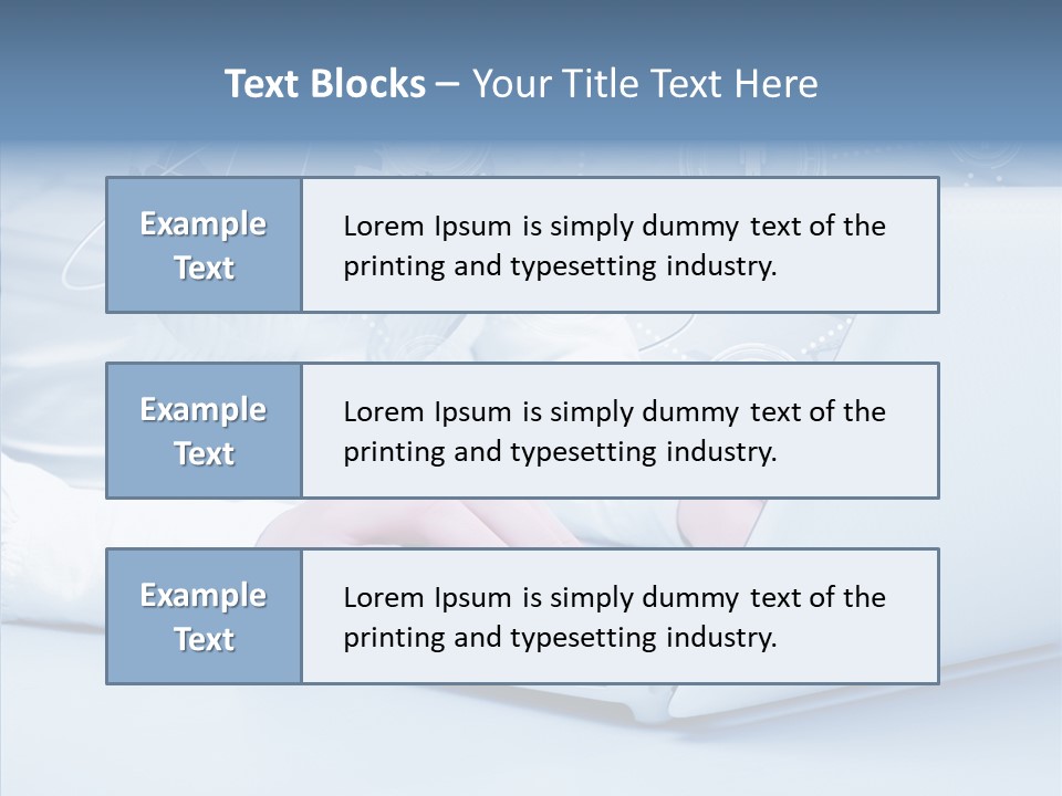 Man Teamwork Figure PowerPoint Template