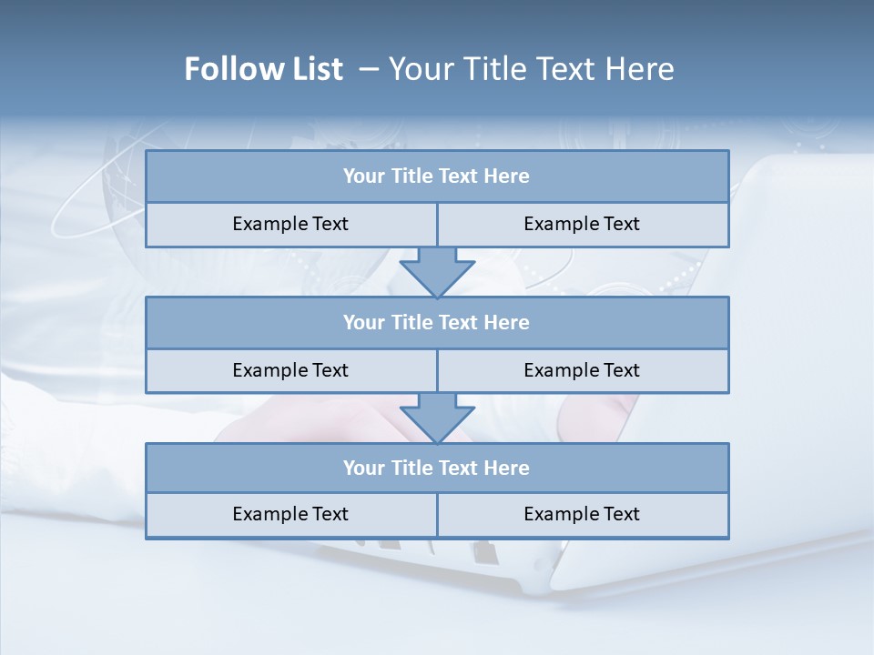 Man Teamwork Figure PowerPoint Template