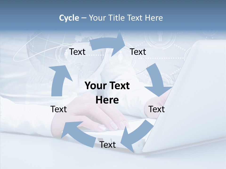 Man Teamwork Figure PowerPoint Template