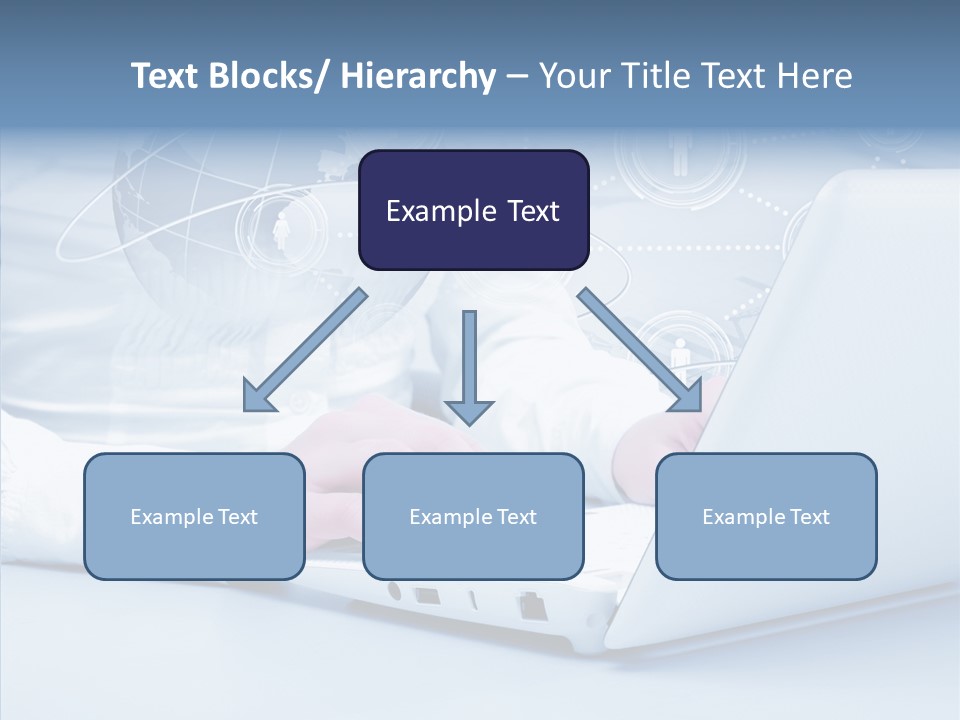 Man Teamwork Figure PowerPoint Template