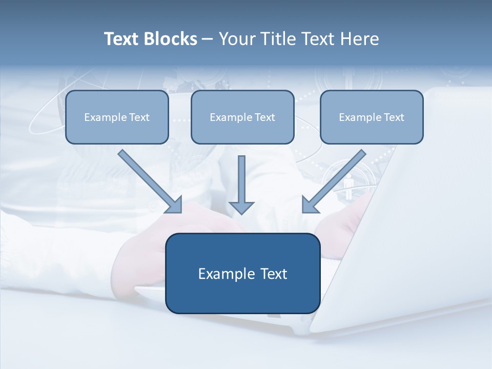 Man Teamwork Figure PowerPoint Template