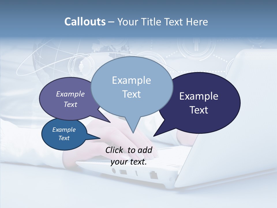 Man Teamwork Figure PowerPoint Template