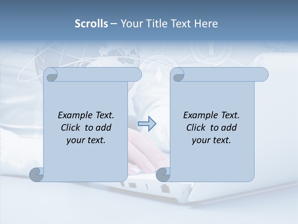 Man Teamwork Figure PowerPoint Template