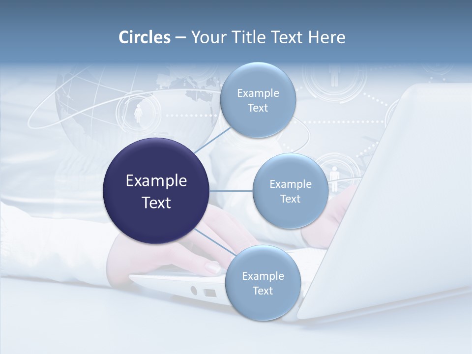Man Teamwork Figure PowerPoint Template