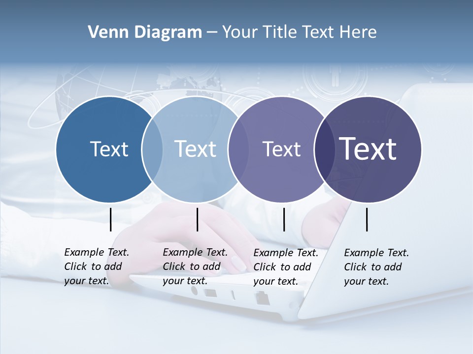 Man Teamwork Figure PowerPoint Template