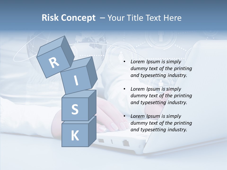 Man Teamwork Figure PowerPoint Template