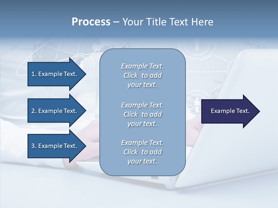 Man Teamwork Figure PowerPoint Template