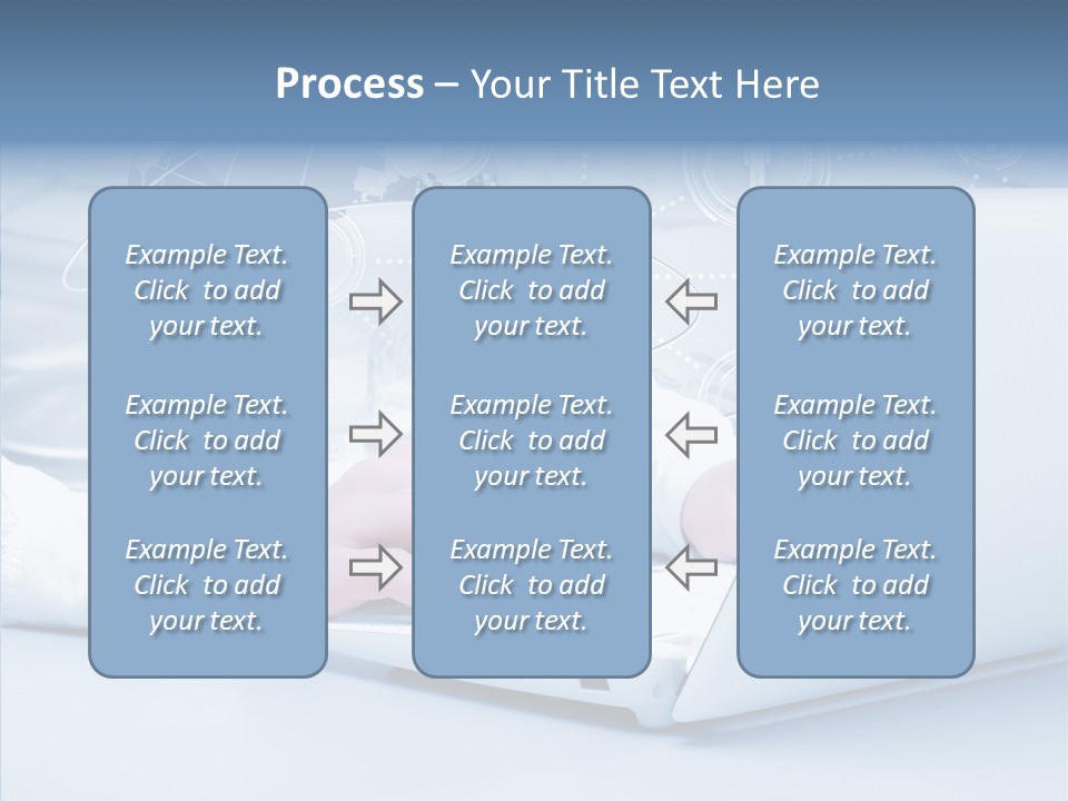 Man Teamwork Figure PowerPoint Template