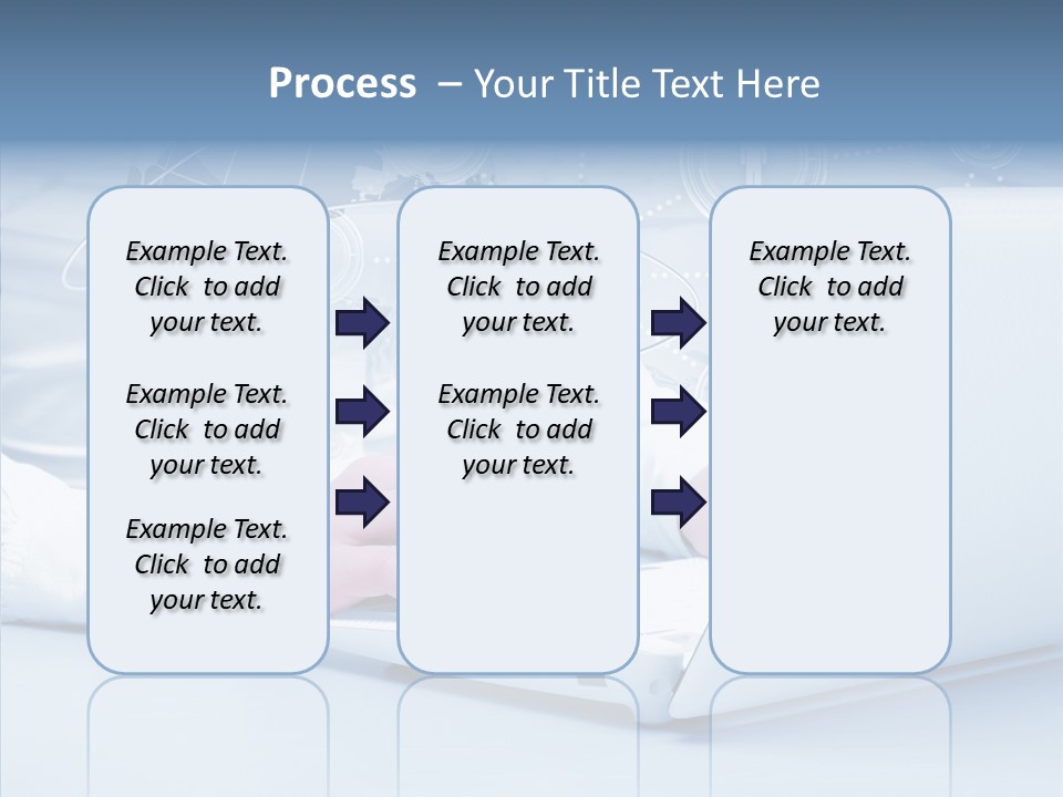 Man Teamwork Figure PowerPoint Template