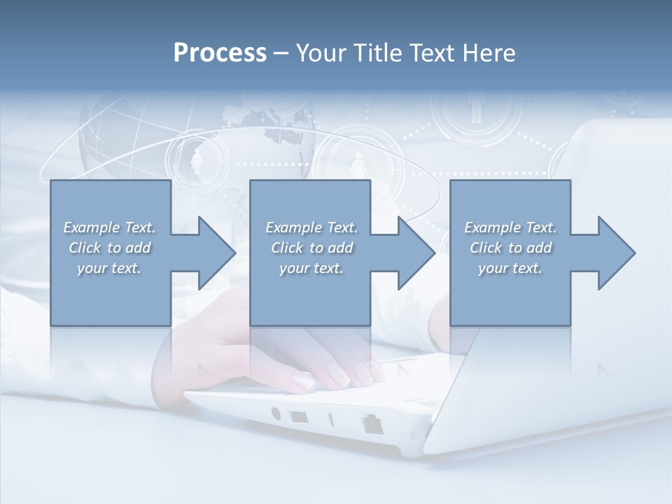 Man Teamwork Figure PowerPoint Template