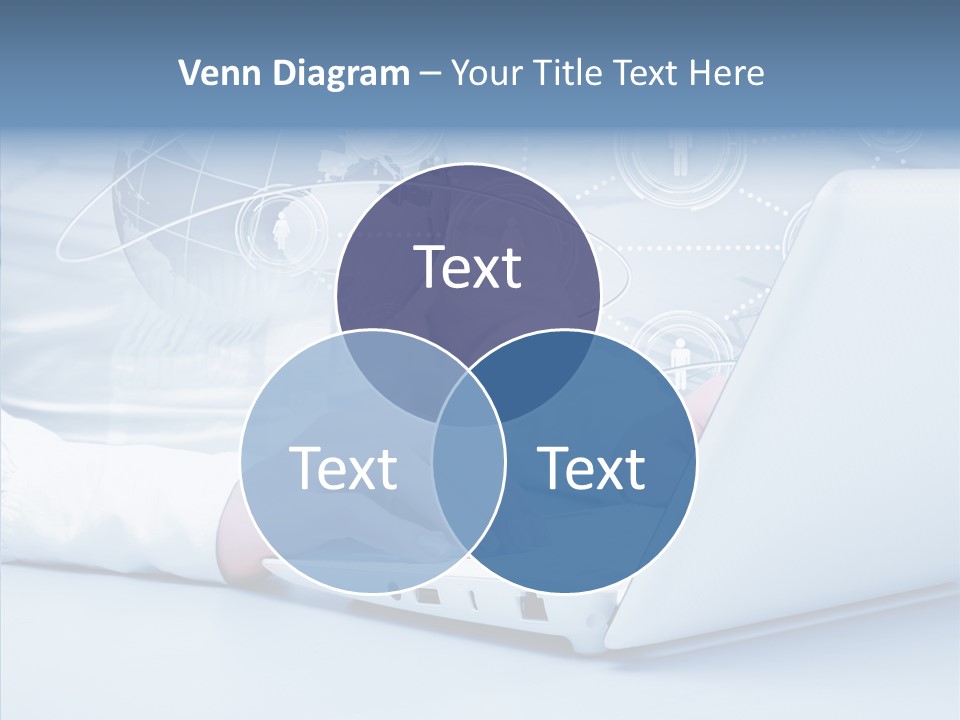 Man Teamwork Figure PowerPoint Template