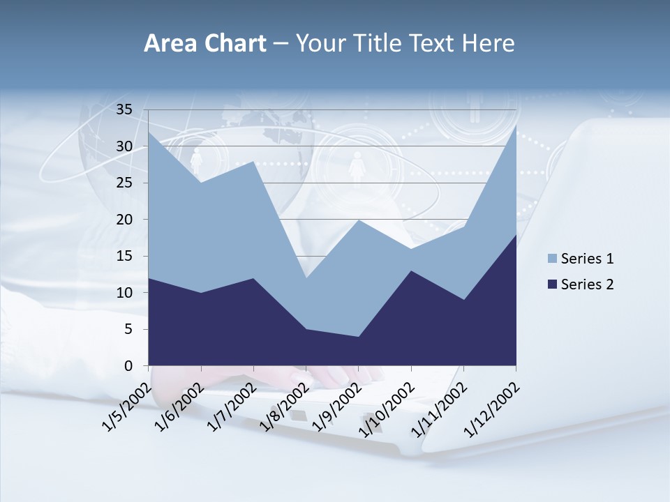 Man Teamwork Figure PowerPoint Template