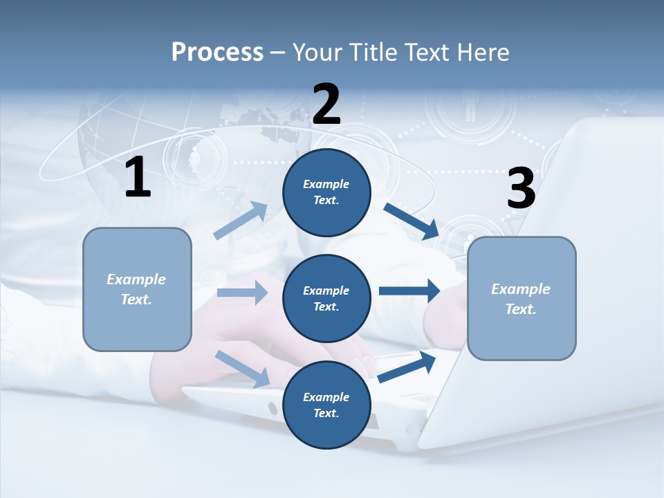 Man Teamwork Figure PowerPoint Template