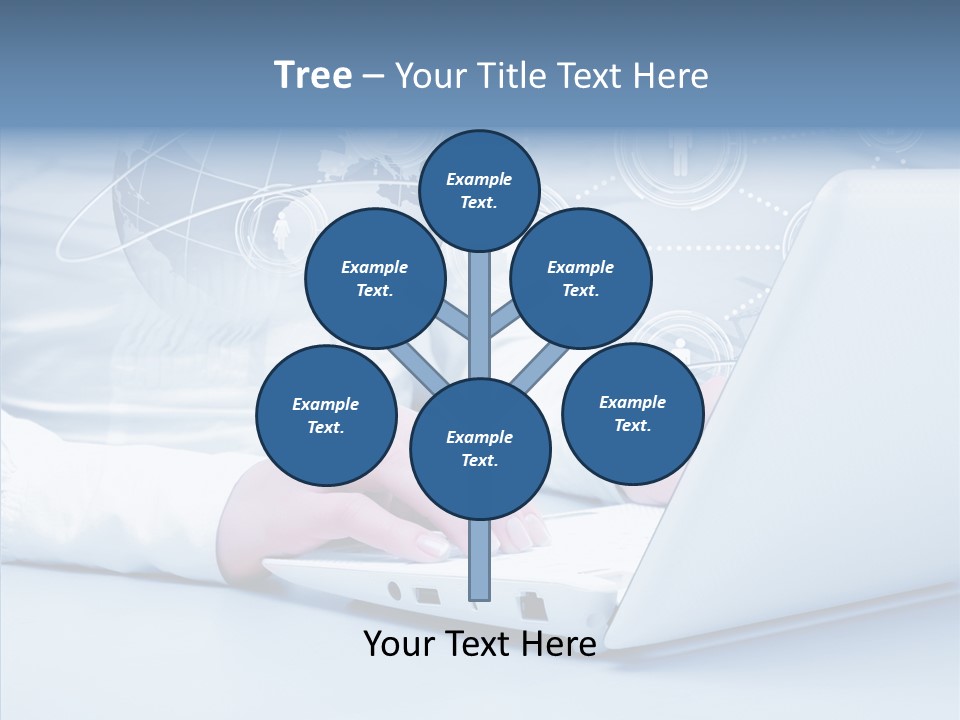 Man Teamwork Figure PowerPoint Template