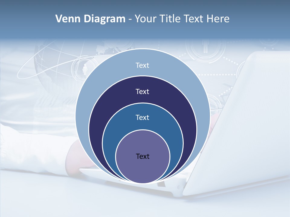 Man Teamwork Figure PowerPoint Template