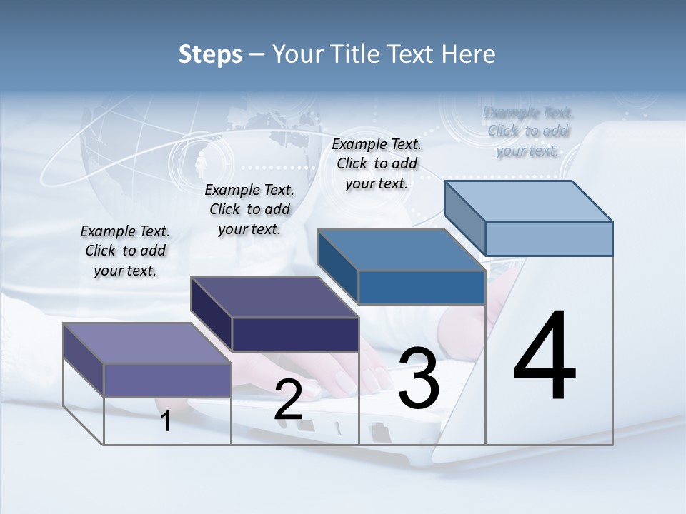 Man Teamwork Figure PowerPoint Template