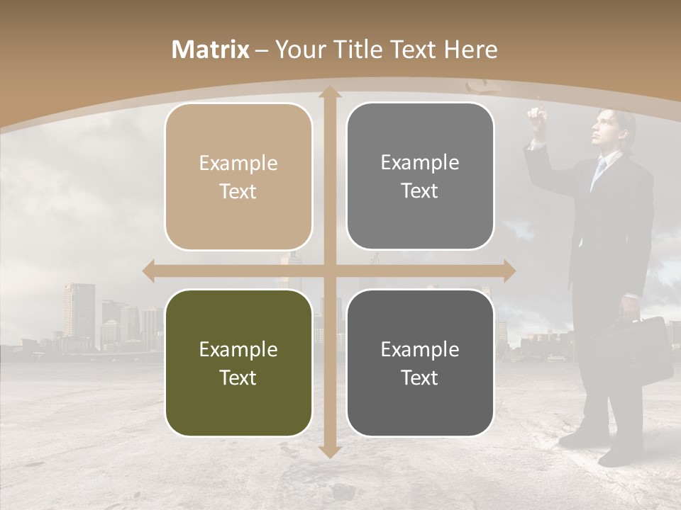 Concepts Black Euro PowerPoint Template