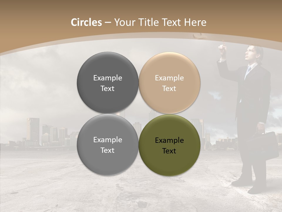 Concepts Black Euro PowerPoint Template