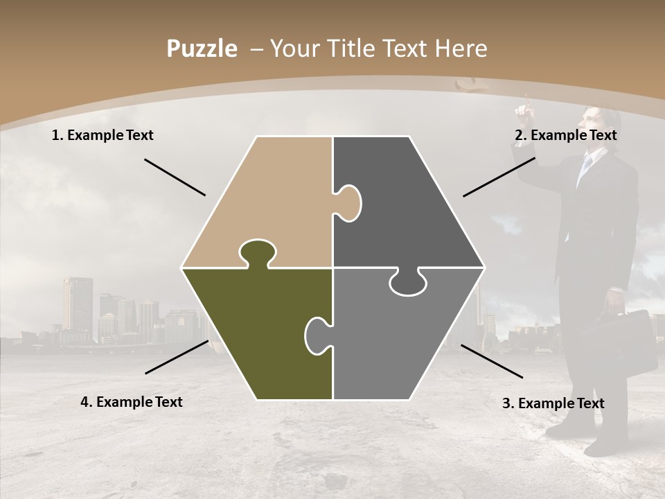 Concepts Black Euro PowerPoint Template