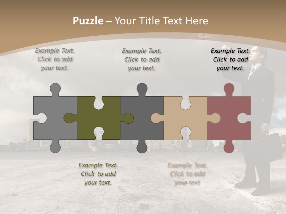 Concepts Black Euro PowerPoint Template