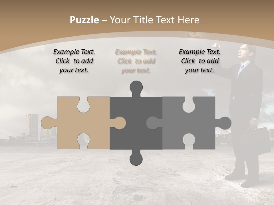 Concepts Black Euro PowerPoint Template