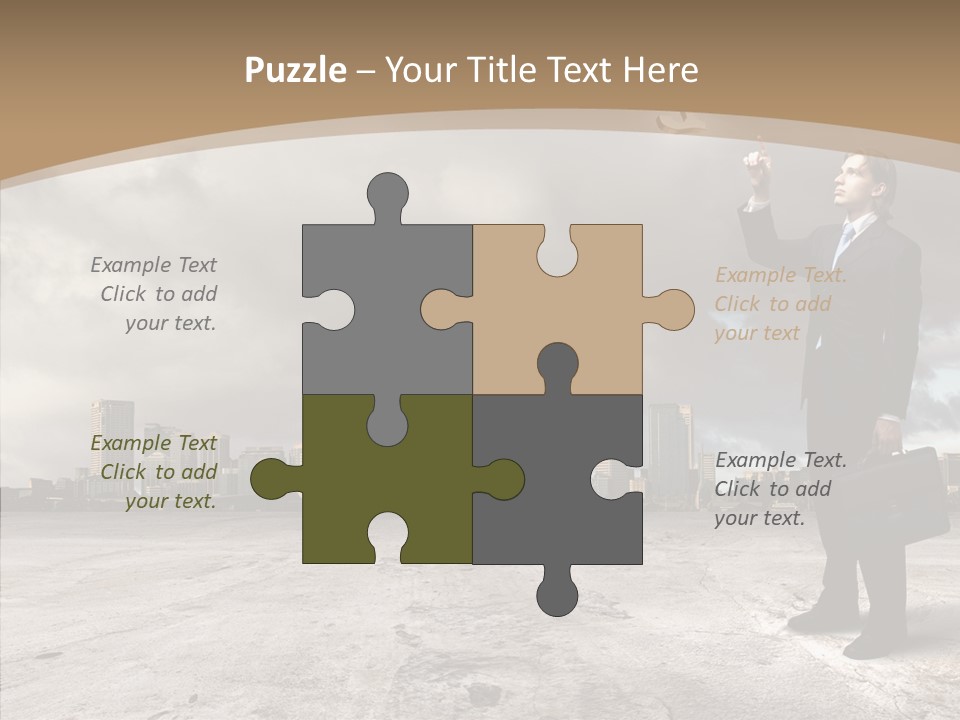 Concepts Black Euro PowerPoint Template