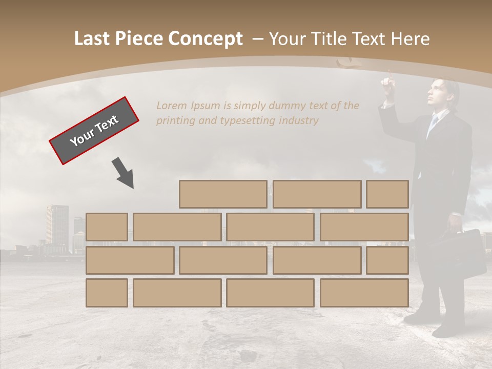 Concepts Black Euro PowerPoint Template