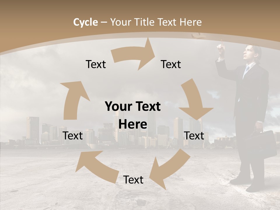Concepts Black Euro PowerPoint Template