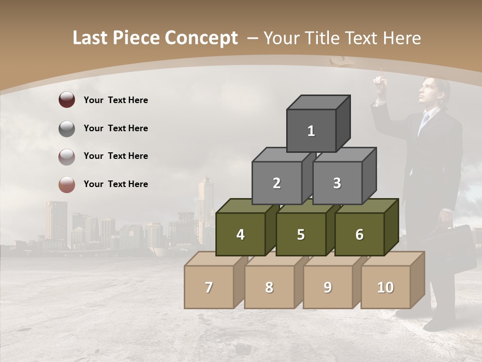 Concepts Black Euro PowerPoint Template