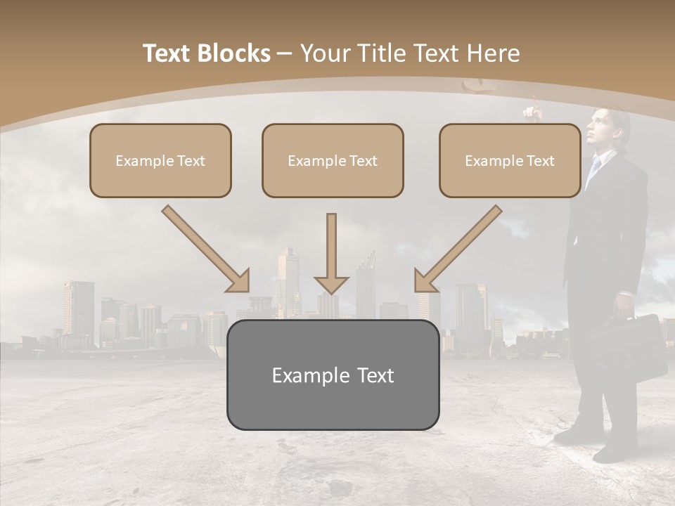 Concepts Black Euro PowerPoint Template